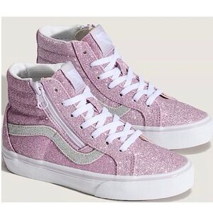 Vans Little Kids Sk8-Hi Side Zip Shoe. Size 11.